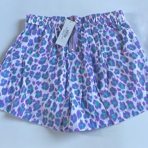 NWT Boo shorts leopard print